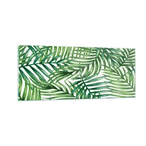 Billede på glas - Under det grønne baldakin - 100x40 cm