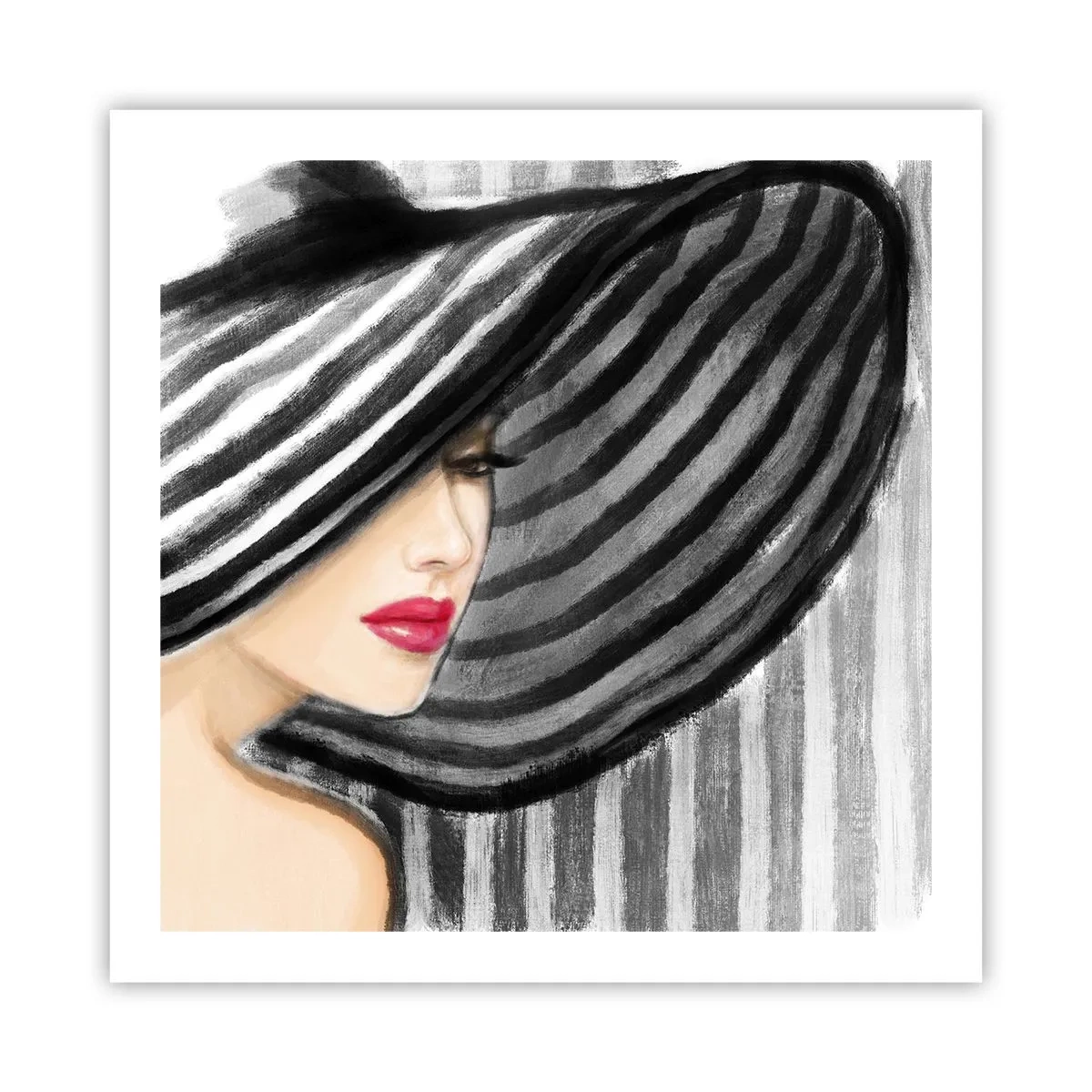 Plakat - Hvor kan jeg finde dig? - 60x60 cm