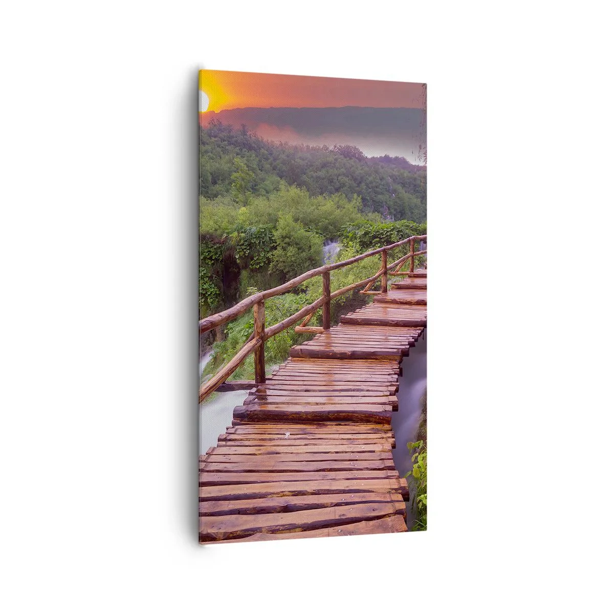 Lærredstryk - Billede på lærred - En utrolig skønhed - 65x120 cm