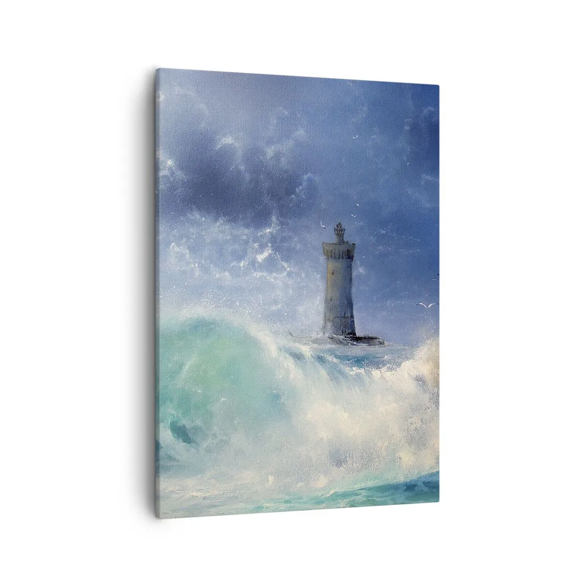 Lærredstryk - Billede på lærred - På vagt mod elementerne - 50x70 cm