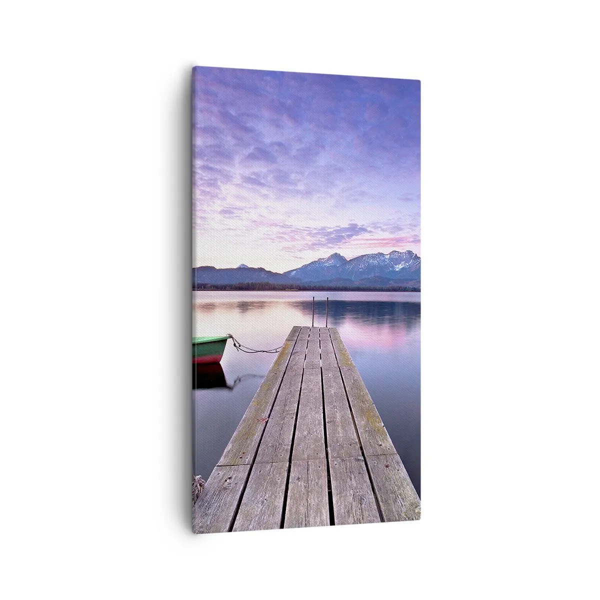 Lærredstryk - Billede på lærred - Venskabelig stilhed - 55x100 cm