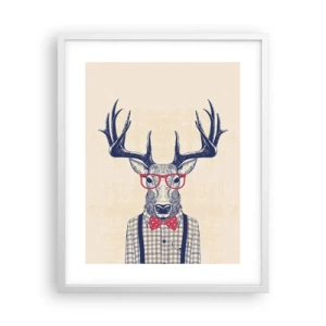 Plakat i hvid ramme - Et underholdende ekstravaganza - 40x50 cm