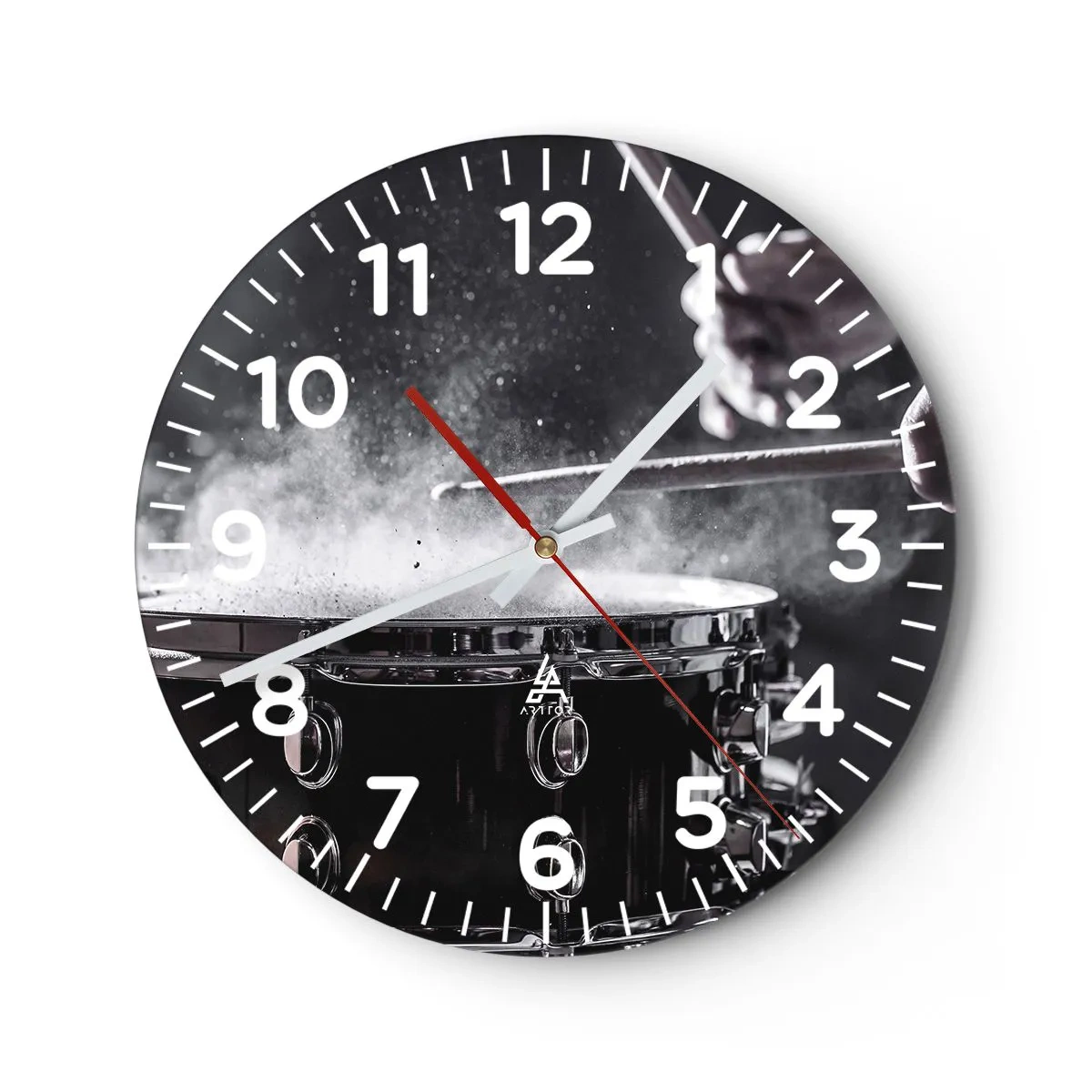 Vægur, Uret - Musikkens puls - 30x30 cm