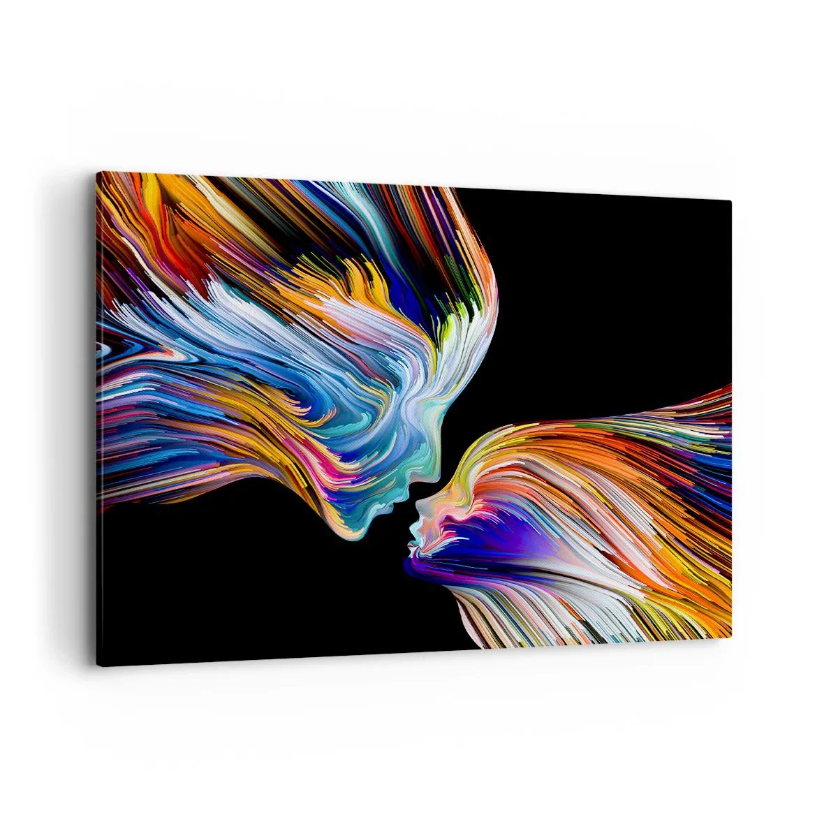 Lærredstryk - Billede på lærred - Fusion af energi og lys - 100x70 cm