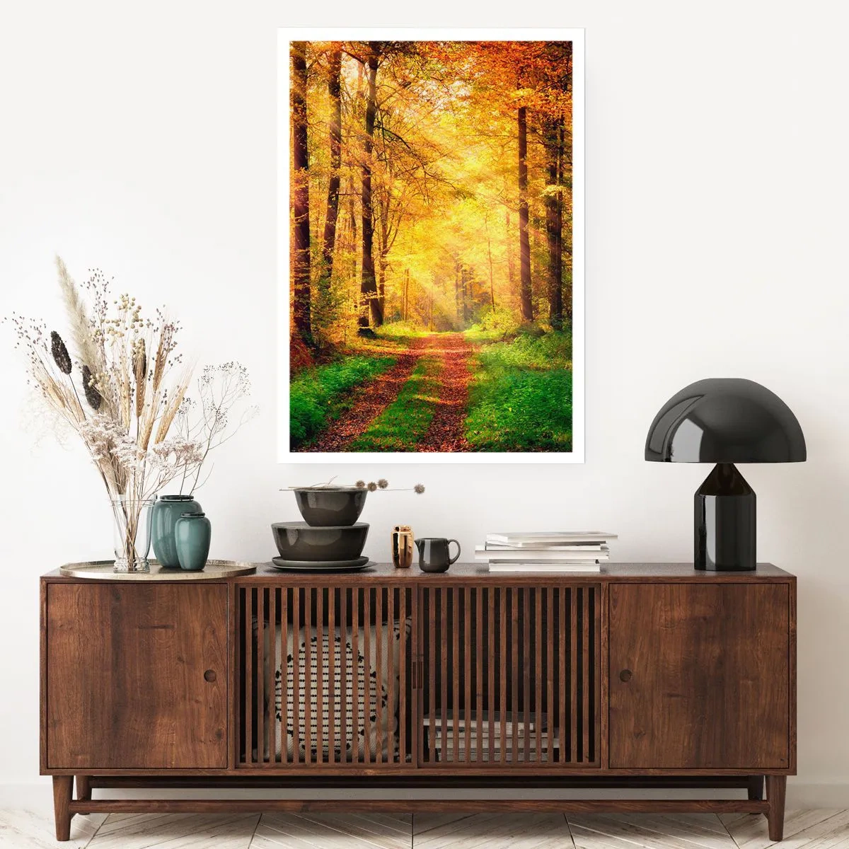 Plakat - Skovgylden stilhed - 40x50 cm