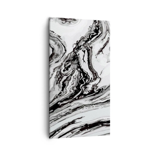 Lærredstryk - Billede på lærred - I begyndelsen var det kaos - 45x80 cm