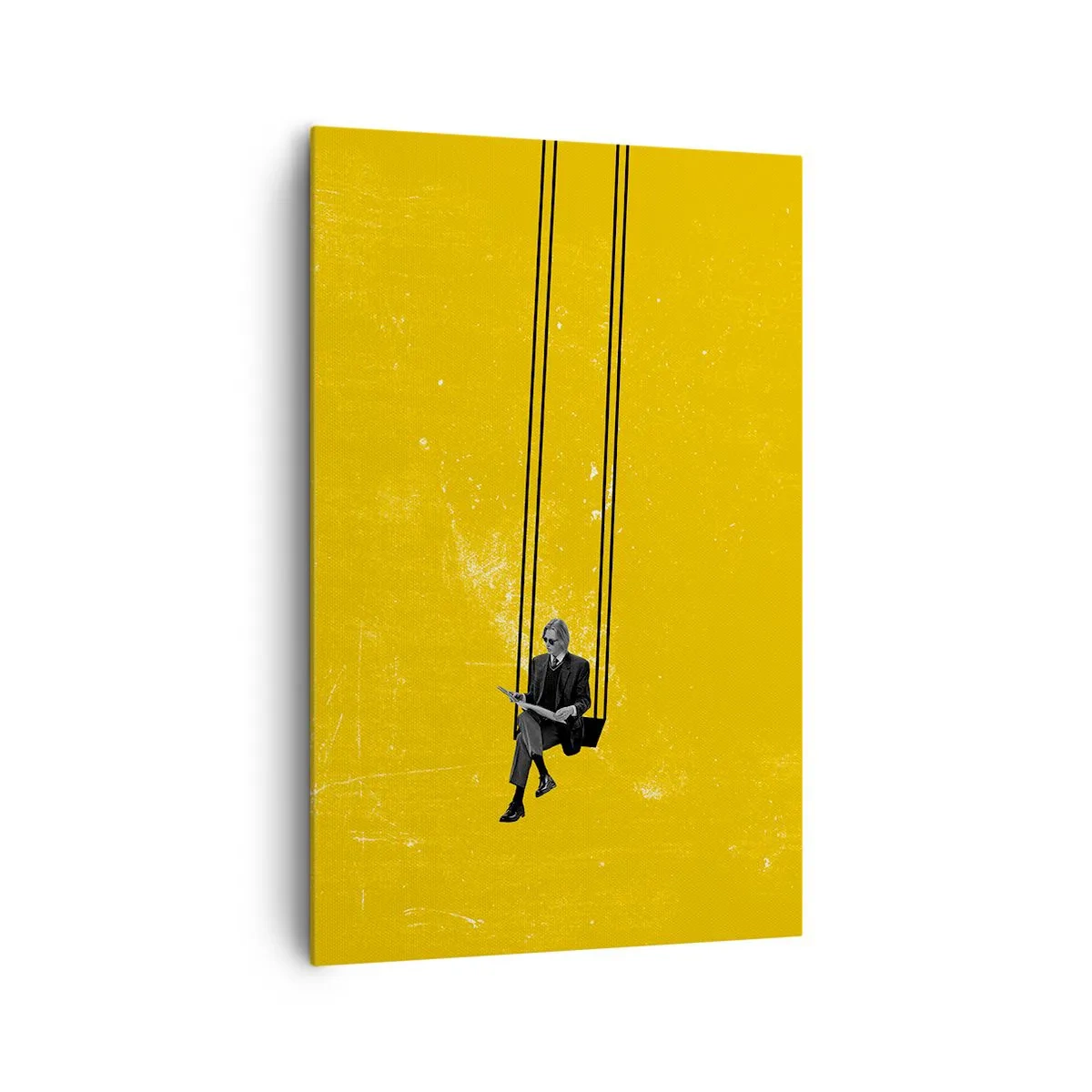 Lærredstryk - Billede på lærred - En dag som alle andre - 80x120 cm