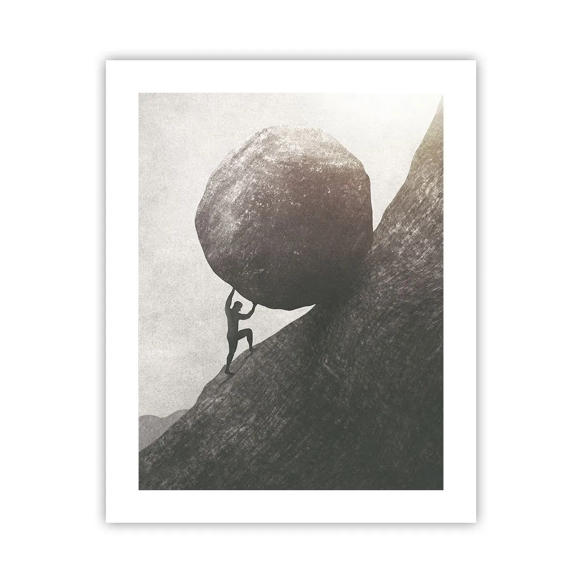 Plakat - Jeg tror mod al forventning - 40x50 cm