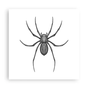 Plakat - Foruroligende præcision - 60x60 cm