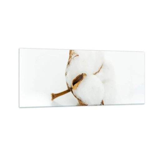 Billede på glas - Blød af natur - 100x40 cm