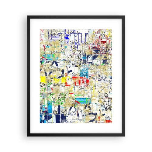 Plakat i sort ramme - Simpelthen en fryd for øjet - 40x50 cm