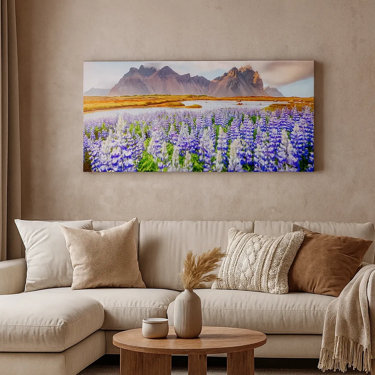 Lærredstryk - Billede på lærred - Styrke og strenghed ved siden af blidhed - 30x30 cm