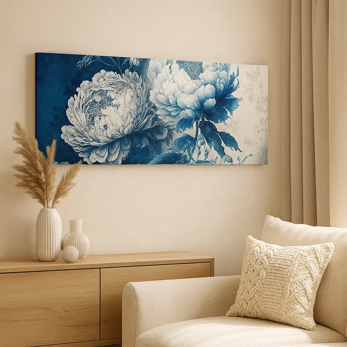 Lærredstryk - Billede på lærred - Et godt matchet par - 30x30 cm