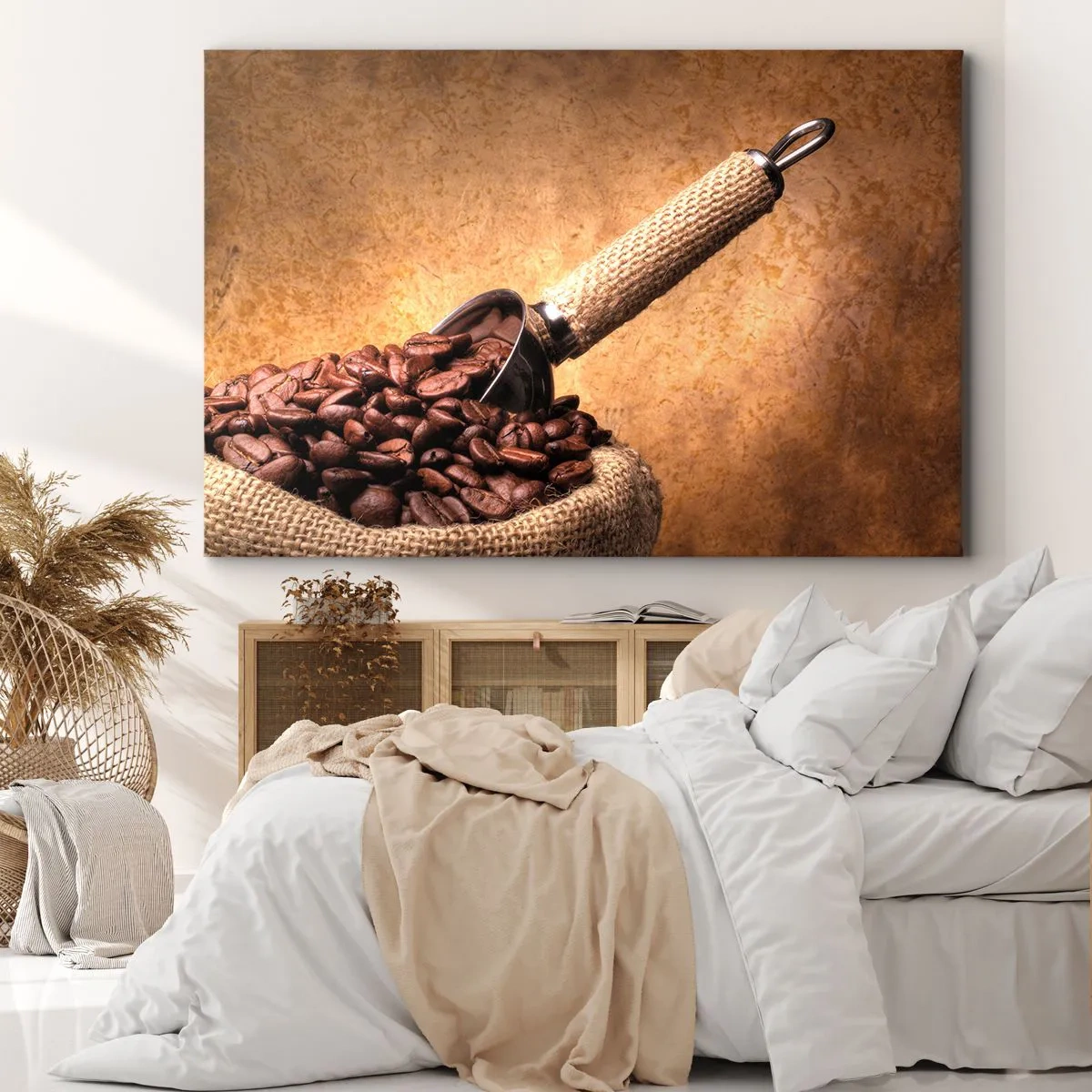 Lærredstryk - Billede på lærred - Ved smagsens kilde - 100x70 cm