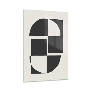 Billede på glas - Antitese - syntese - 80x120 cm