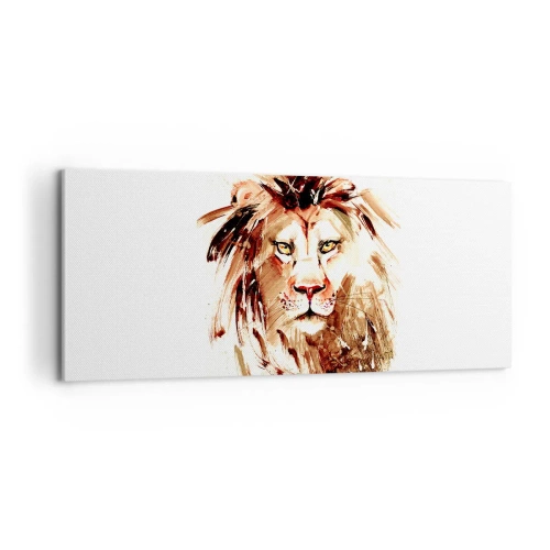 Lærredstryk - Billede på lærred - Styrke og værdighed - 100x40 cm