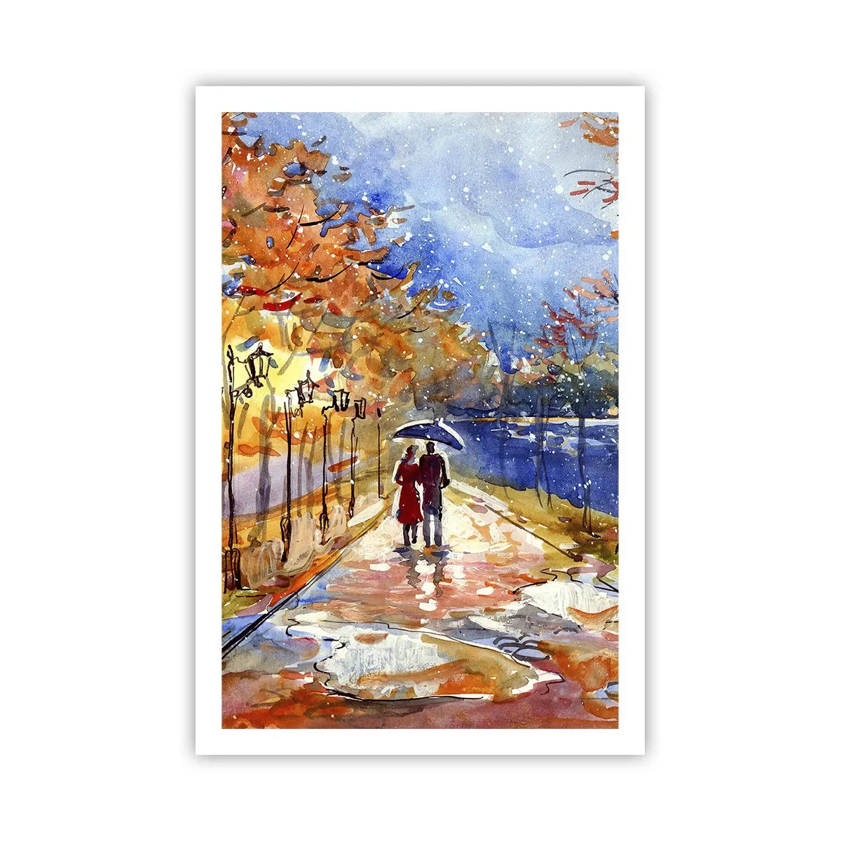 Plakat - Sammen indtil tidsfristen - 61x91 cm