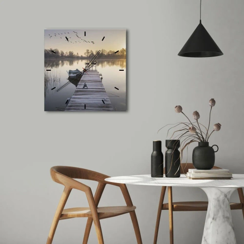 Vægur, Uret - Jeg kommer tilbage om et stykke tid - 30x30 cm