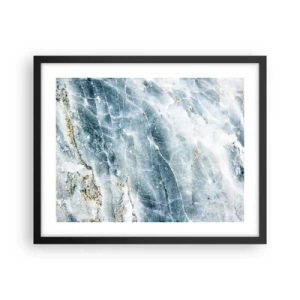Plakat i sort ramme - Isverden - 50x40 cm