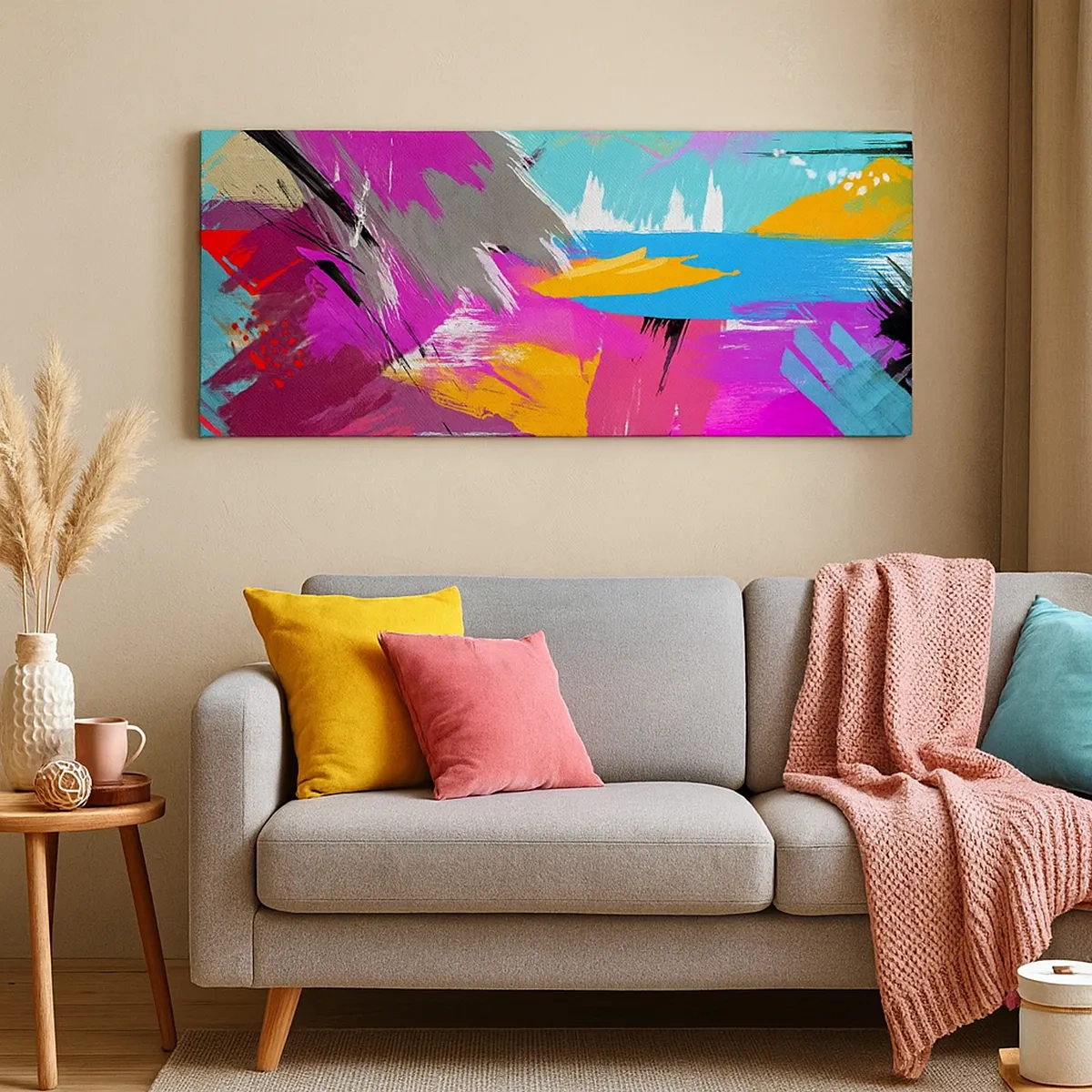 Lærredstryk - Billede på lærred - Strejf, strejf, strejf endnu engang - 30x30 cm