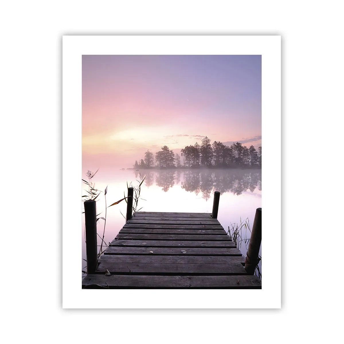 Plakat - Ud af den lilla tåge... - 40x50 cm