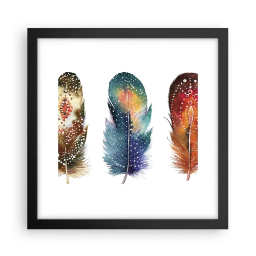 Plakat i sort ramme - Ritualer, ordinancer, mysterier - 30x30 cm