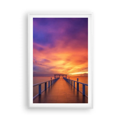 Plakat i hvid ramme - Uden ende - 61x91 cm