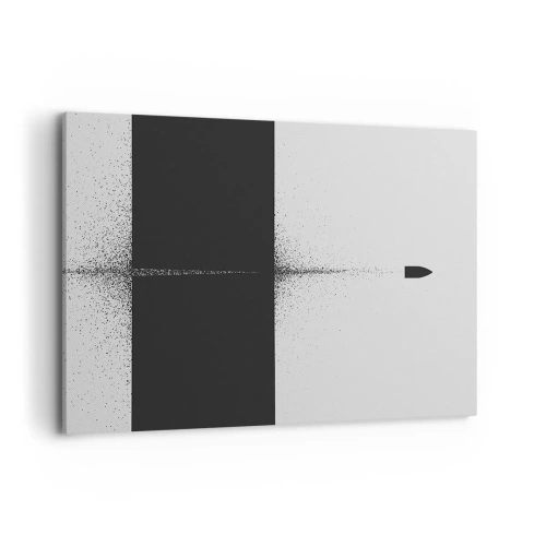 Lærredstryk - Billede på lærred - Lige til sagen - 120x80 cm