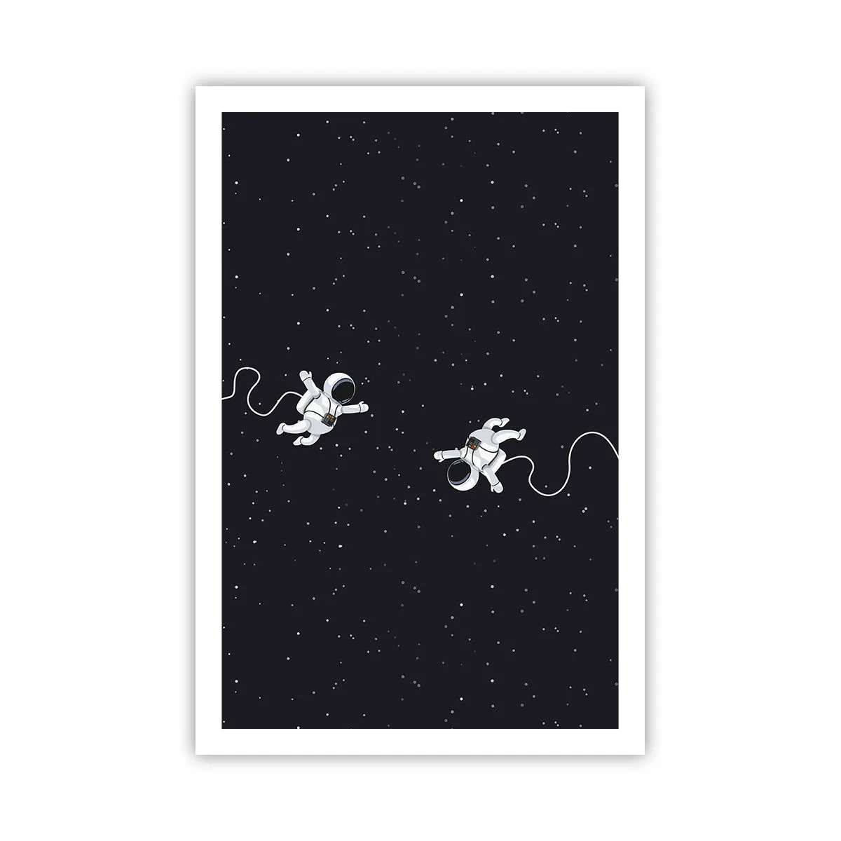 Plakat - Rummet vikler sig sammen - 61x91 cm