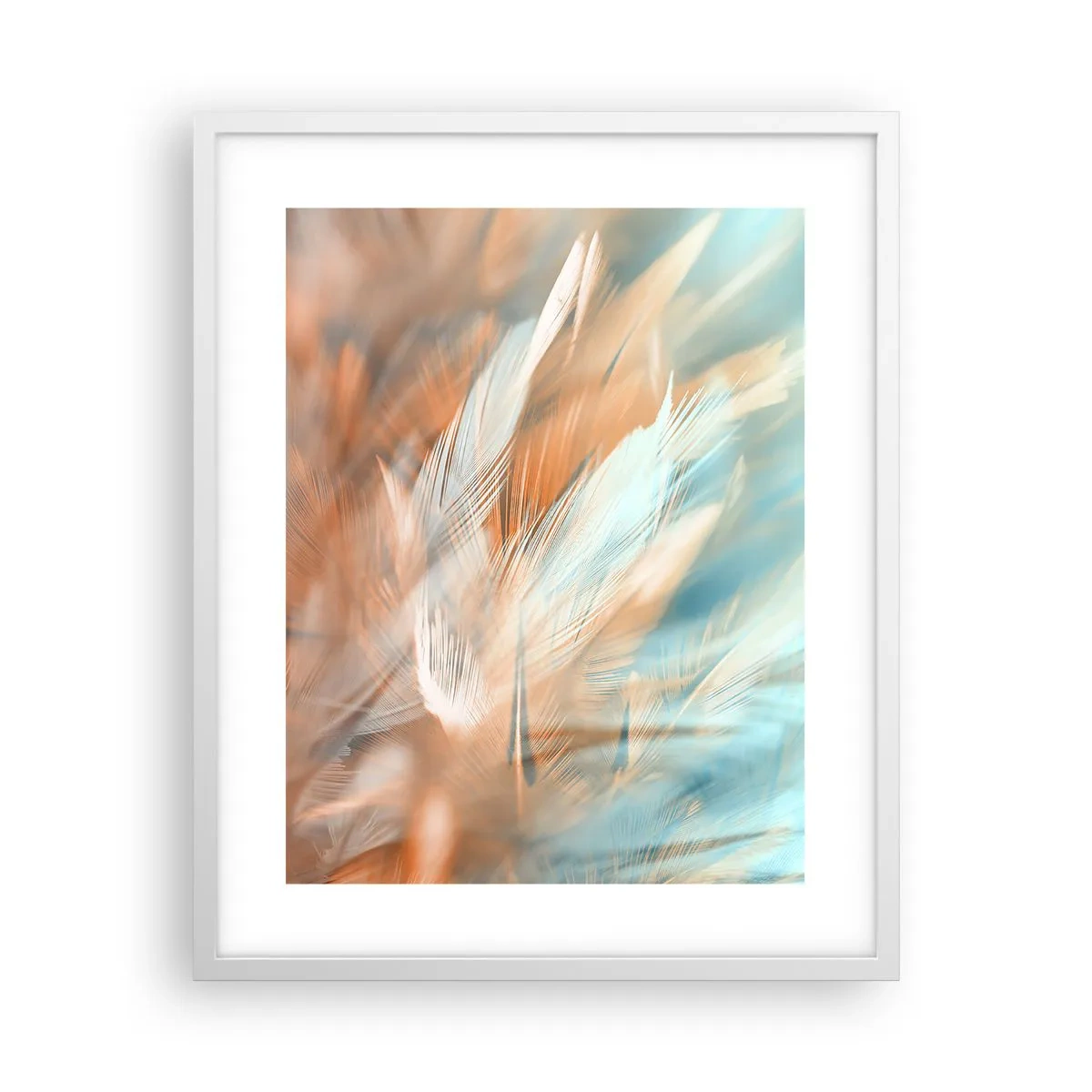 Plakat i hvid ramme - I mildhedens land - 40x50 cm
