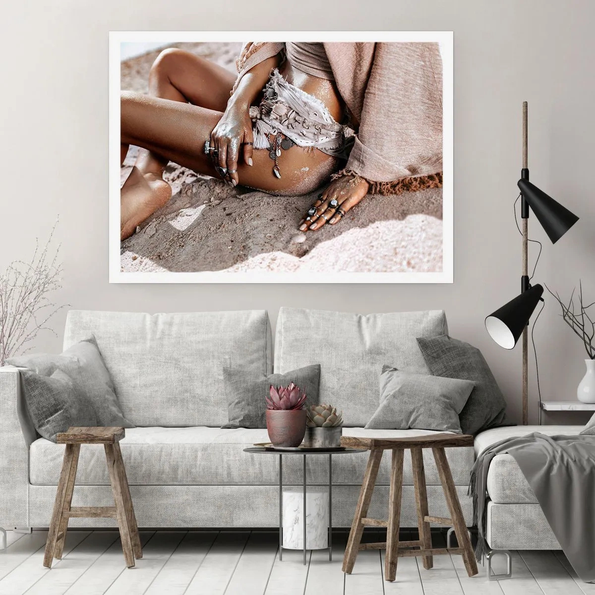 Plakat - Kastet ud af bølgerne? - 40x30 cm