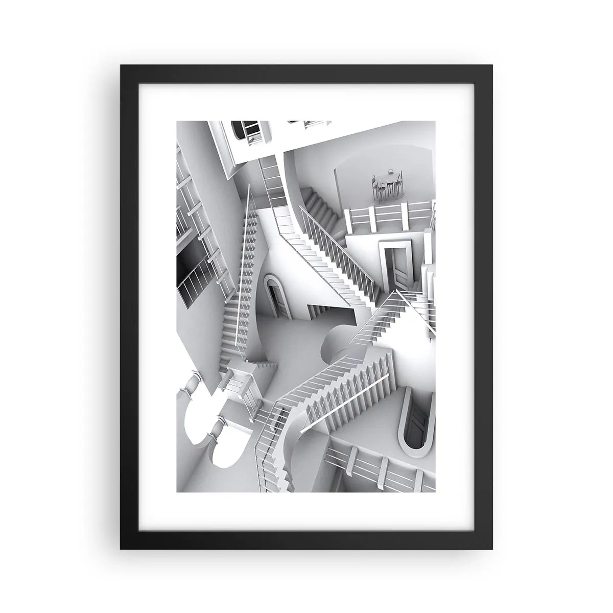 Plakat i sort ramme - Rummets paradokser - 30x40 cm