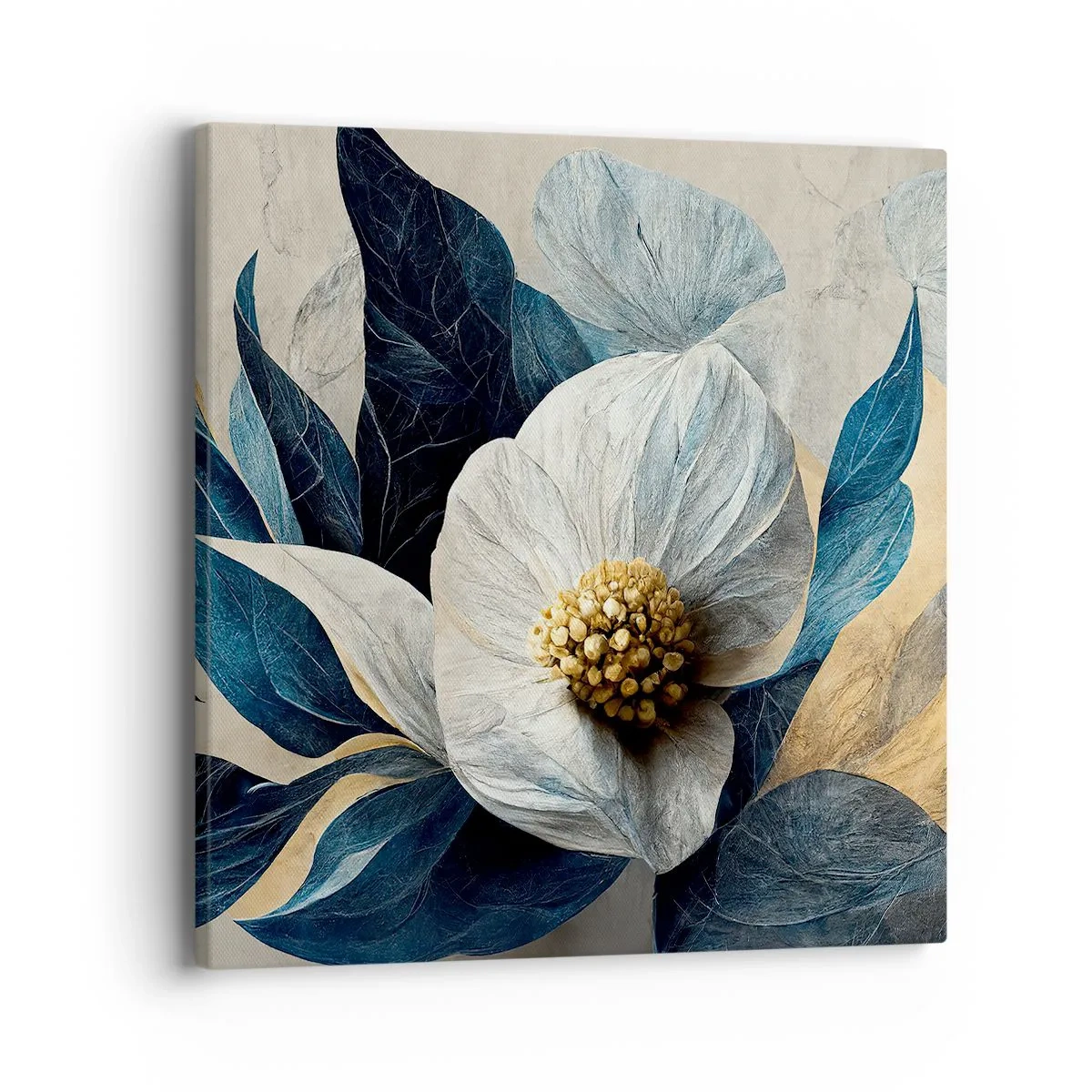 Lærredstryk - Billede på lærred - Har et hjerte af guld - 40x40 cm