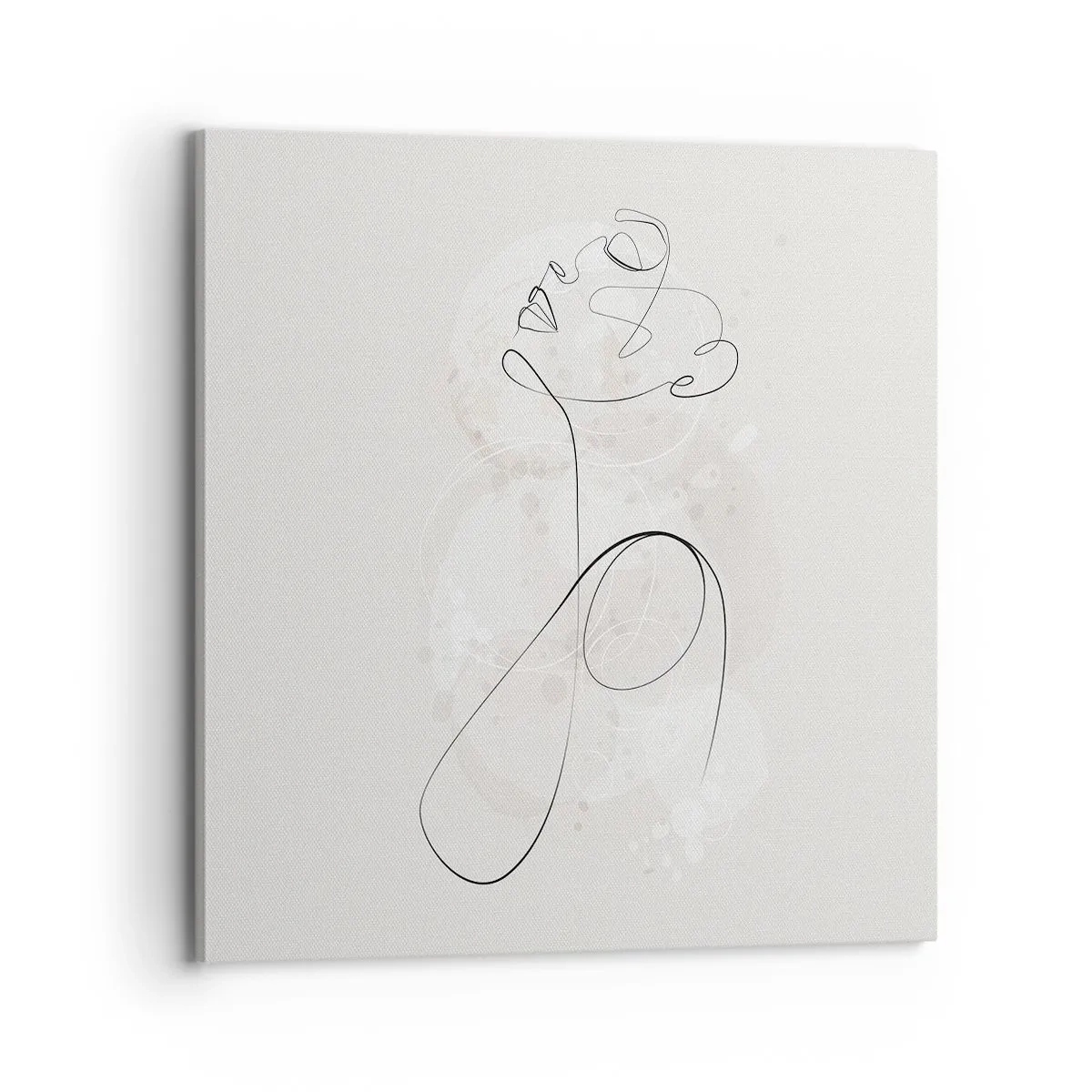 Lærredstryk - Billede på lærred - Spiralen af skønhed - 70x70 cm