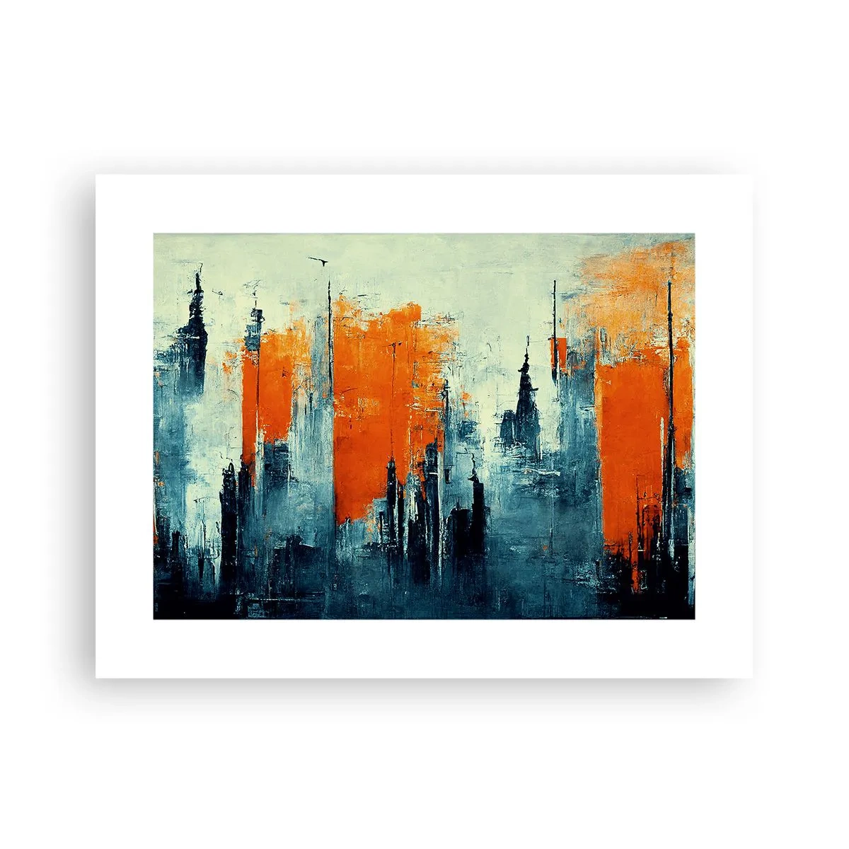Plakat - Moderne landskab - 40x30 cm