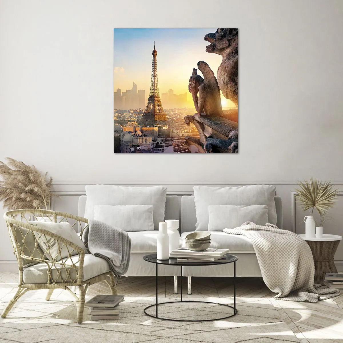 Billede på glas - Meget har ændret sig... - 50x50 cm