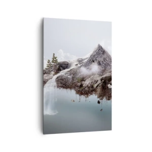 Lærredstryk - Billede på lærred - Set gennem en surrealists øjne - 80x120 cm