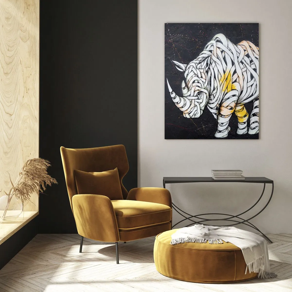 Billede på glas - Afstumpethed er en myte - 70x100 cm