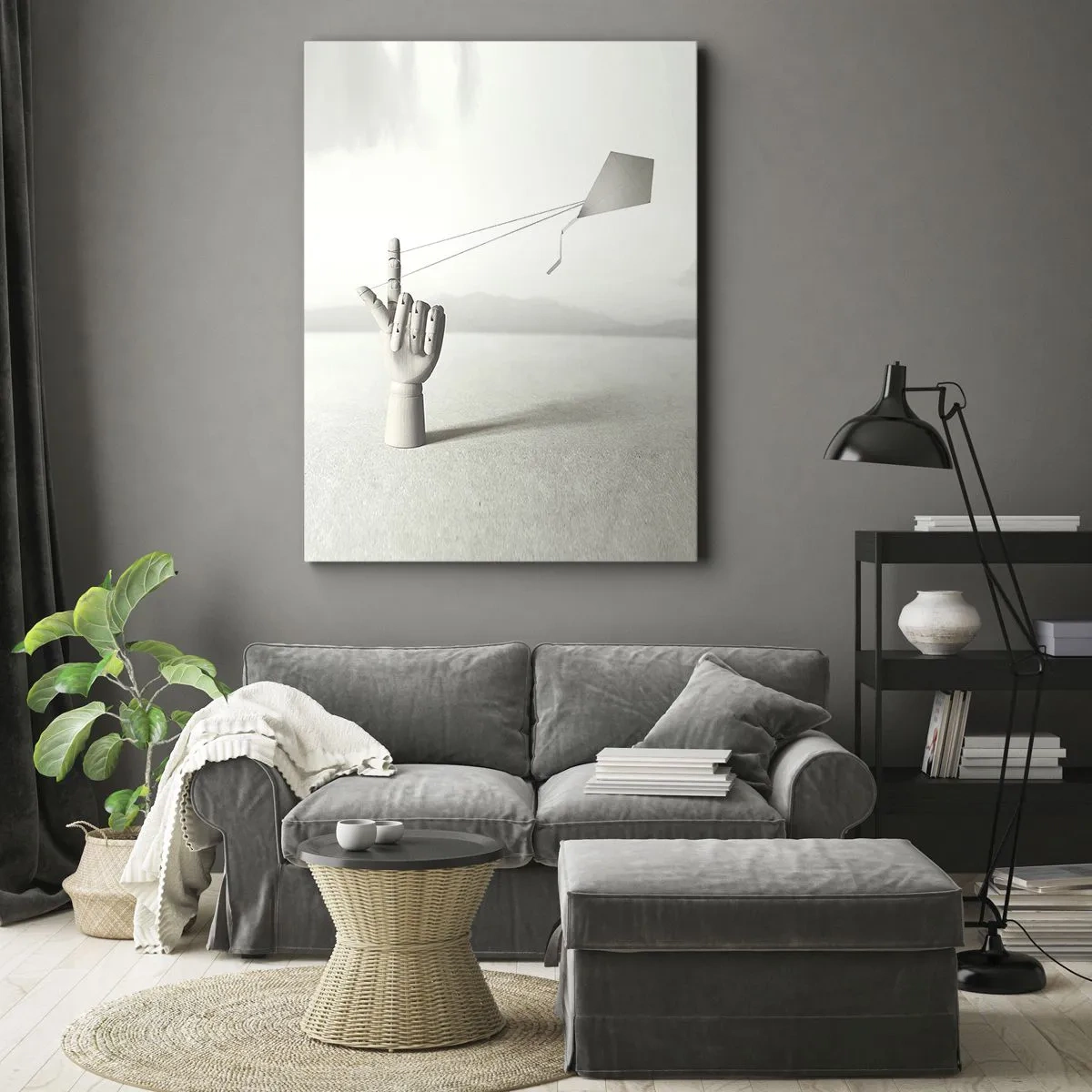 Lærredstryk - Billede på lærred - Styrkeprøve - 45x80 cm