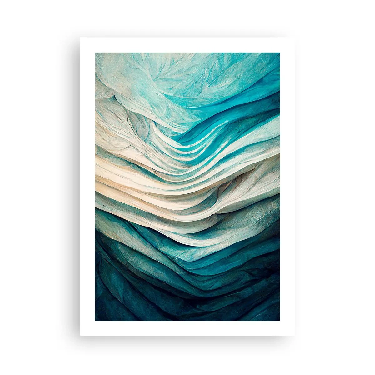 Plakat - Blå umættelighed - 50x70 cm