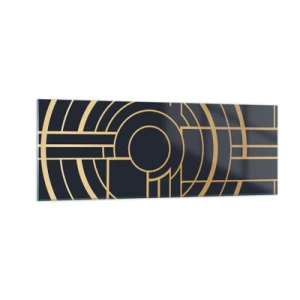 Billede på glas - At vende tingene på hovedet - 140x50 cm