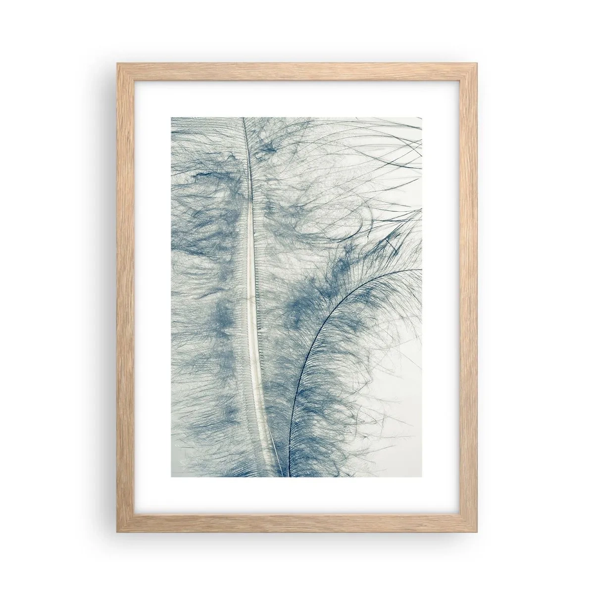 Plakat i ramme af lyst egetræ - Naturens hvisken - 30x40 cm