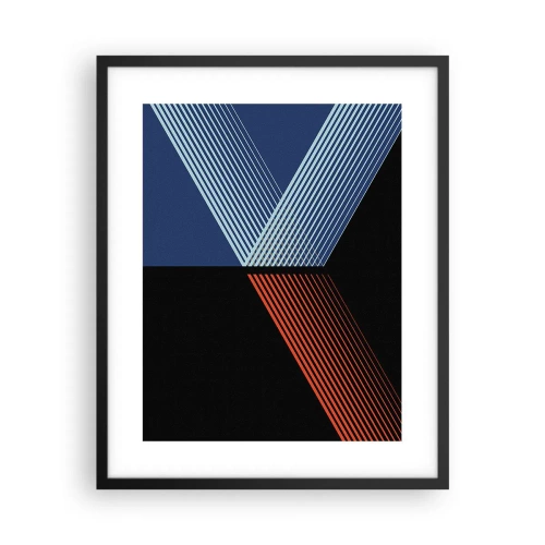 Plakat i sort ramme - En simpel historie - 40x50 cm