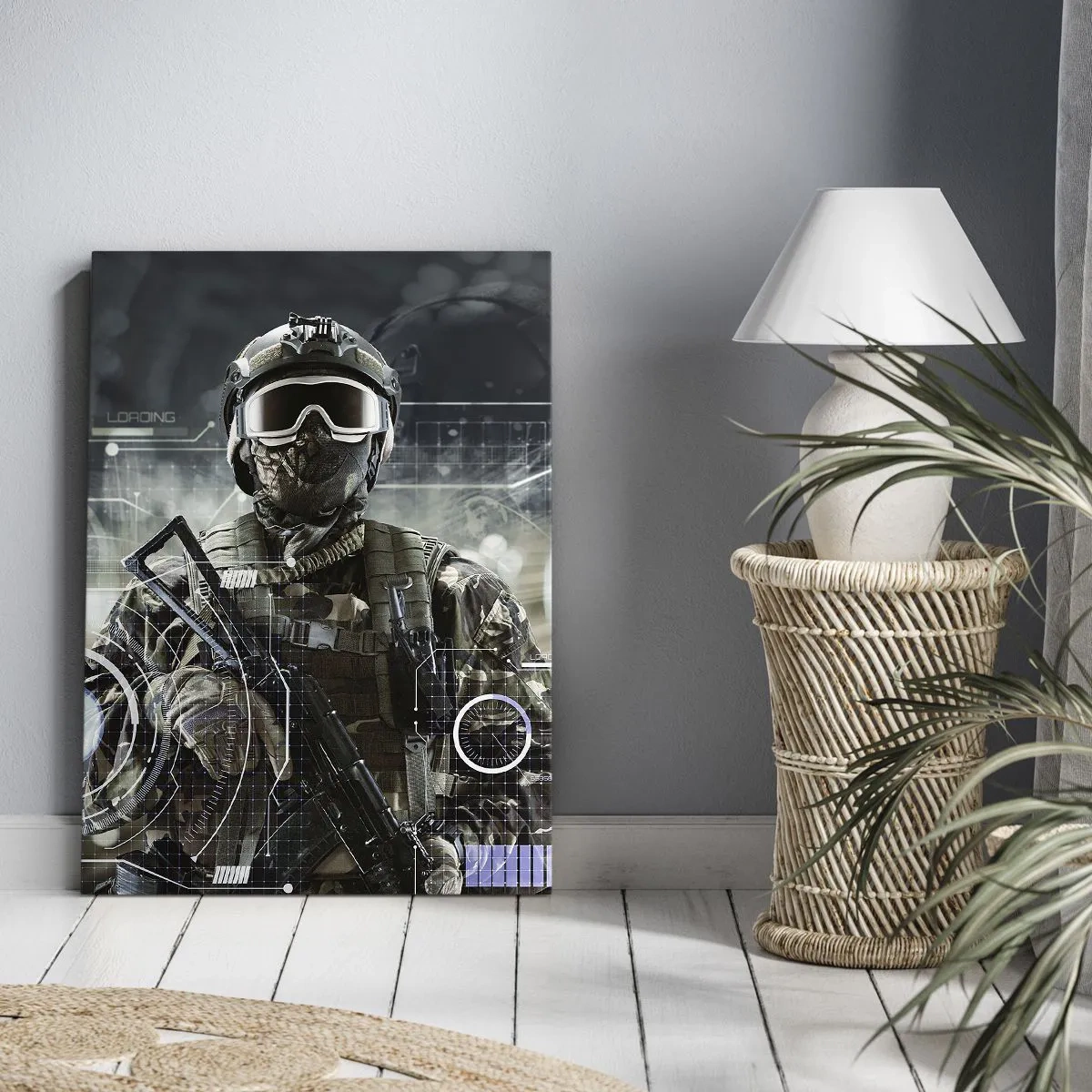 Lærredstryk - Billede på lærred - Magt til potens - 50x70 cm