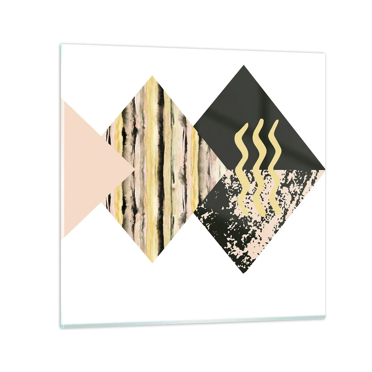 Billede på glas - Ikke så simpelt - 40x40 cm