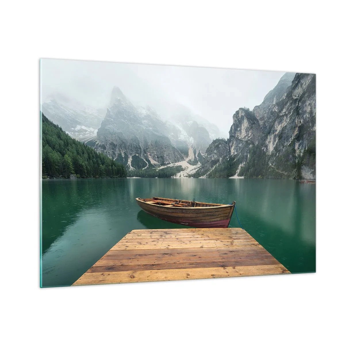 Billede på glas - "Og stolte pander" - 100x70 cm