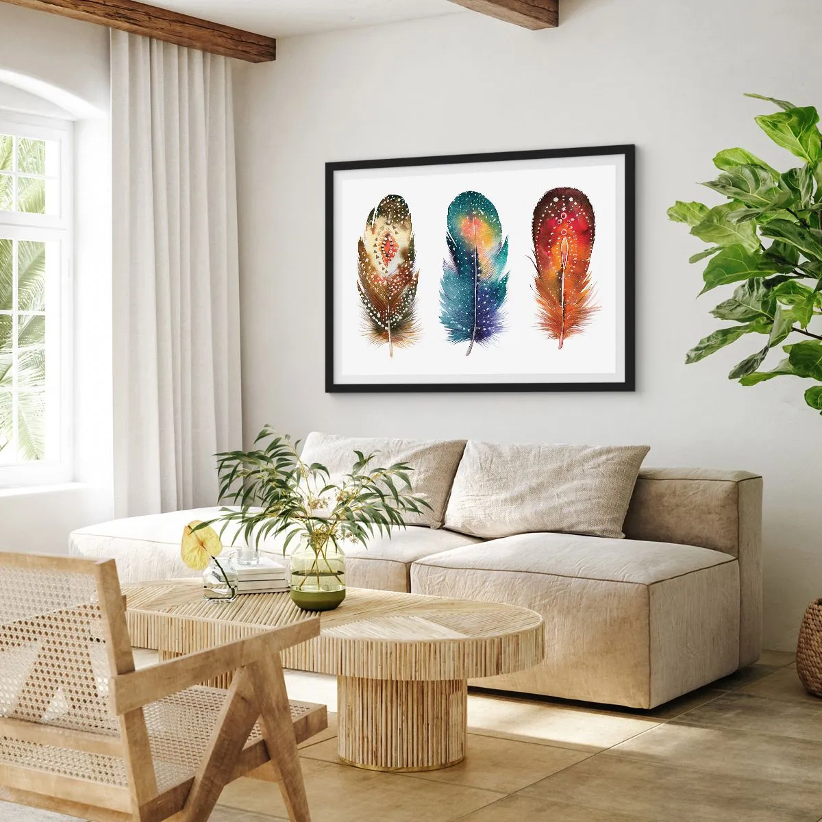Plakat i sort ramme - Ritualer, ordinancer, mysterier - 70x50 cm