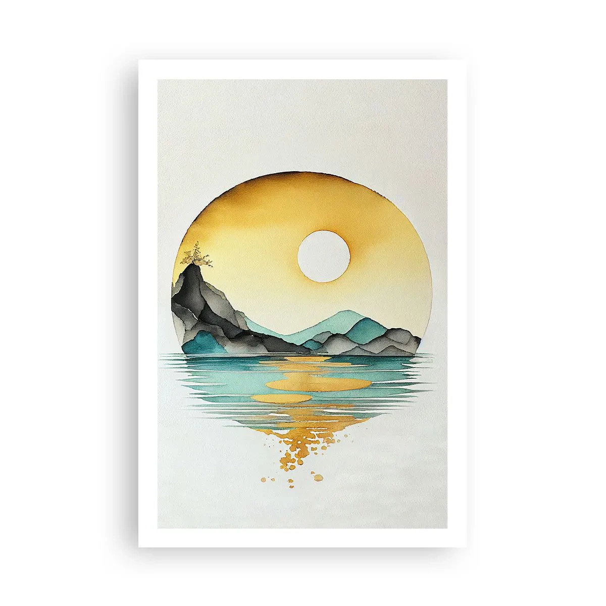 Plakat - I en cirkel af skønhed - 61x91 cm