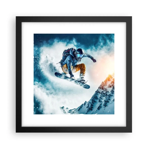 Plakat i sort ramme - Ekstreme følelser - 30x30 cm