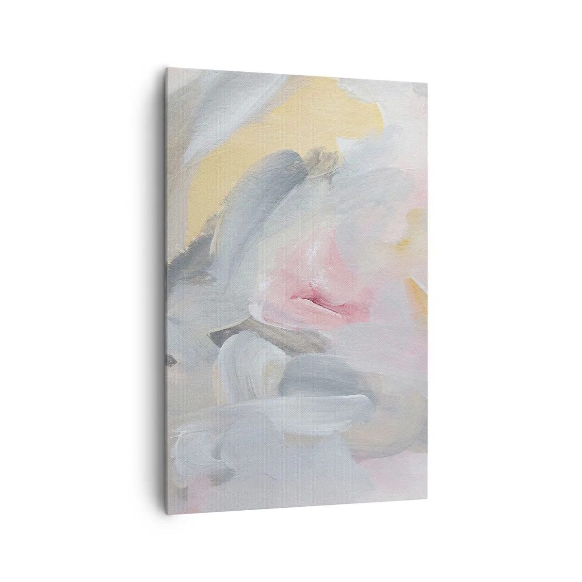 Lærredstryk - Billede på lærred - I en pastelfarvet verden - 80x120 cm